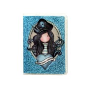 Csillámos Notesz-Gorjuss-Black Pearl 