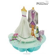 Esküvő Pirouettes 3D Képeslap - Esküvő