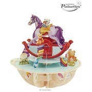 Hintaló Pirouettes 3D Képeslap - Hintaló