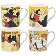 Lautrec Porcelánbögre Készlet 4db