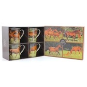 Lovak Porcelánbögre Készlet 4db