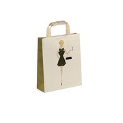 Ajándékzacskó L - Chic Lady - Polka Dot Dress