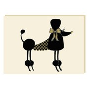 Üdvözlőlap Borítékkal - Chic Dog - Poodle