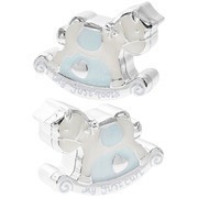 Világoskék Hintalovas Első Fog - és Tincstartó - Leonardo Kollekció